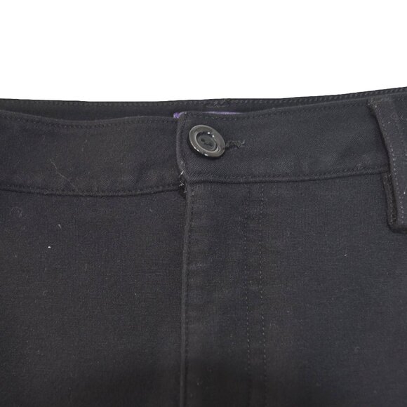 NYDJ Black Pants 14 Slimming Stretch Skinny Classic Officewear Minimalist Work - Picture 3 of 11